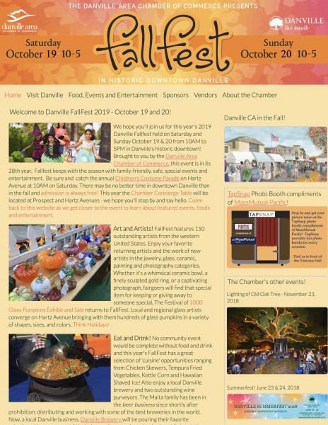 Danville Fallfest website image and link