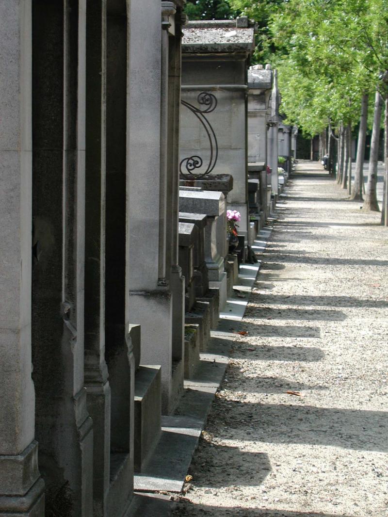 Life is Short Pere Lachaise Paris 2003 