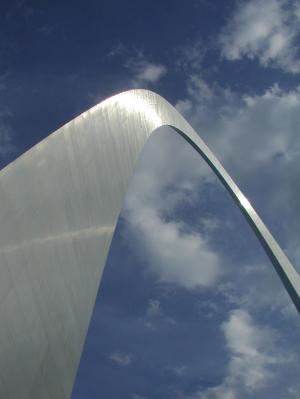 Leap of Faith St. Louis Arch 2002 	 