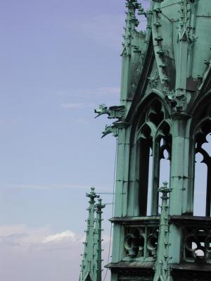 St. Vitus Cathedral Closeup Prague  2004