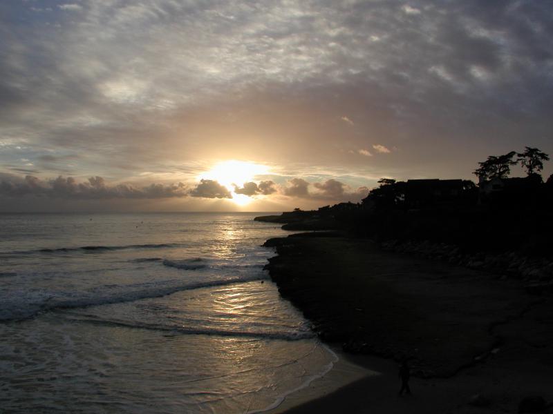 Santa Cruz Sunset January 2004 